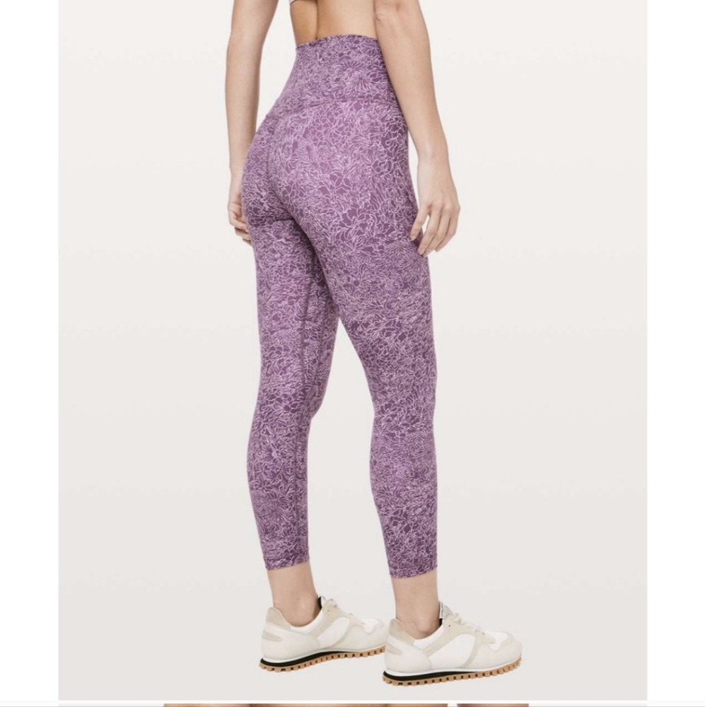 Lululemon Align Pant  25"  Inseam Arabesque Antoinette Smoky Quartz